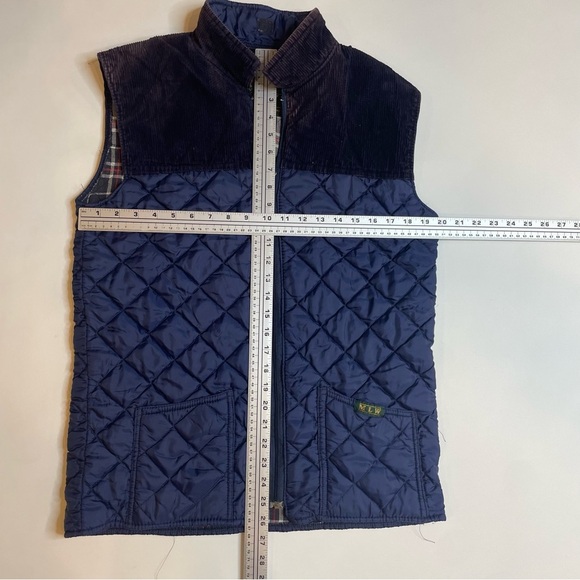 💙 Vintage Exclusive MLW Vest – Shades of Blue with Velvet Detail 💙 - Picture 12 of 16
